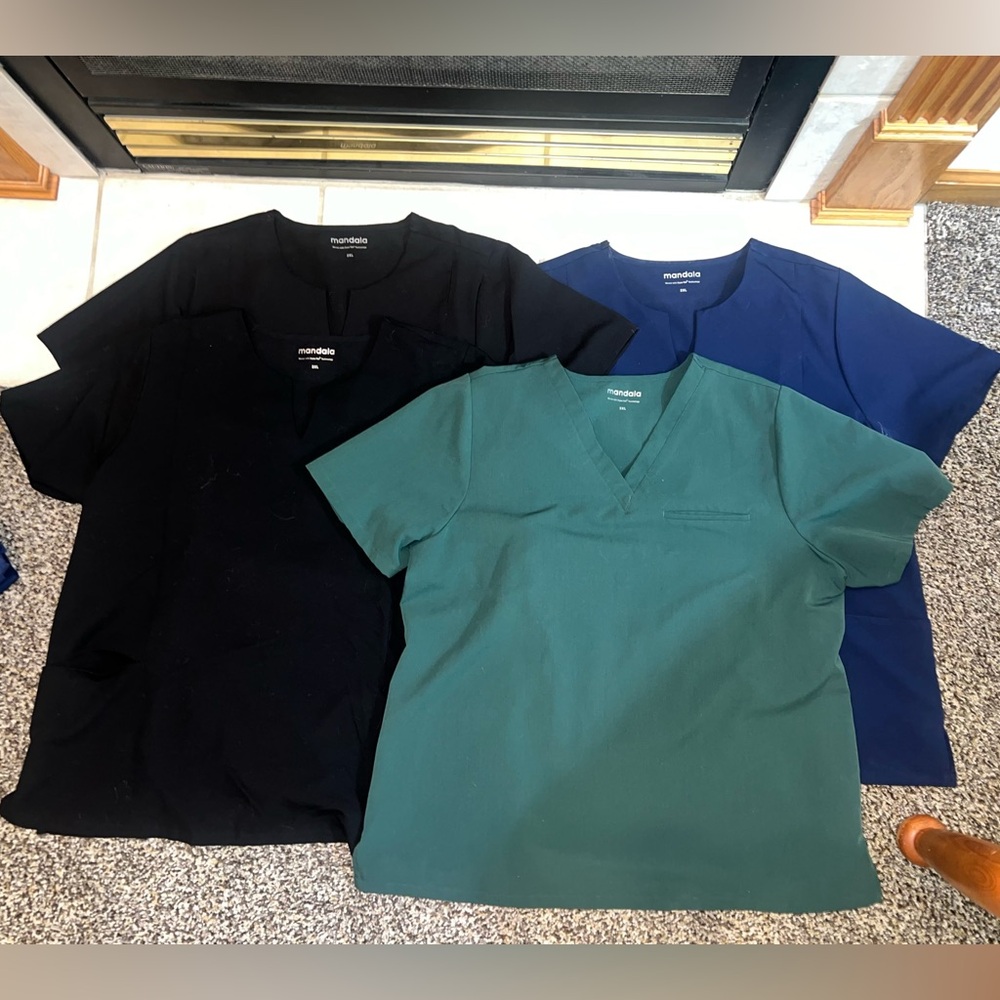 Mandala Scrub tops